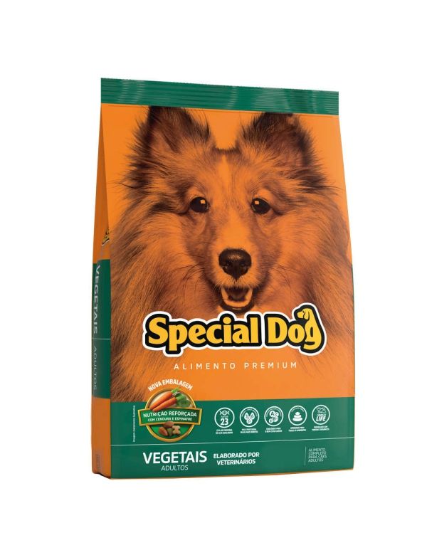 Ração Special Dog Premium Vegetais para Cães Adultos
